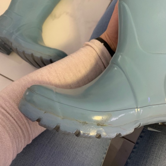 Light blue Hunter boots - Picture 5 of 5